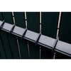 Kit de lamas para mampara de privacidad - NATURE - Para panel de valla rígida - Privacidad 4/5 - 1,225 x 2,50 m - Negro