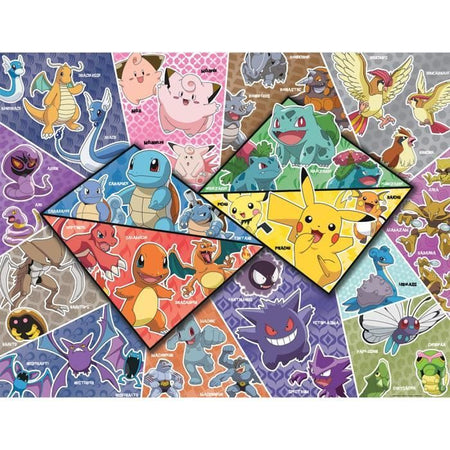 Nathan-POKEMON-Puzzle 2000 pezzi - I 16 tipi di Pokémon-4005556873142-Dai 14 anni in su