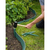 NATURA Bustina da 10 ancore per bordo giardino in polipropilene - H 26,7 x 1,9 x 1,8 cm - Verde
