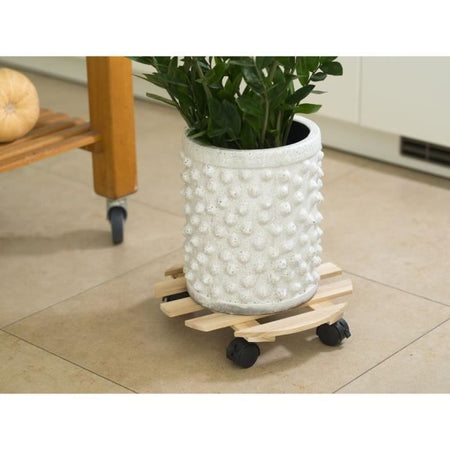 Tavolo rullo NATURE per piante - Abete - H7,4 x 35 cm
