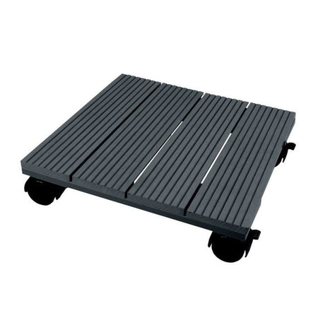 Tavolo Roller NATURE per piante - Legno composito - H7 x 30 x 30 cm