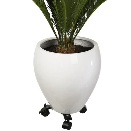 Rulliera NATURE per piante allungabili - Metallo nero - H6 x 27/37 x 27/37 cm