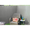 Tenda a pacchetto in PVC bifacciale - NATURE - 1 x 3 m - 1600 g/m - Oscurante 4/5 - Anti UV - Grigio chiaro