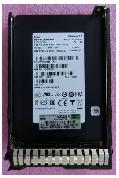 SSD 1.92TB 6G SATA MU SFF