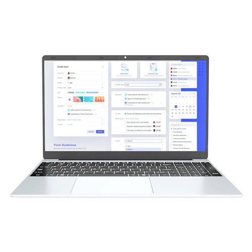 NB KUU YEPBOOK 1 - 15.6 FHD IPS- N5095- 16GB- 1TB SSD- UHD Graphics- W11 Pro- Silver