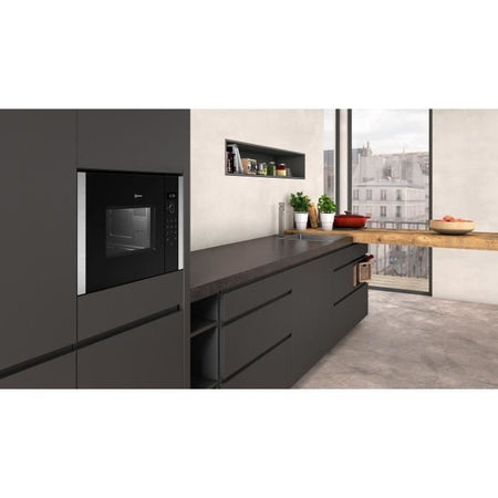 Microonde da incasso singolo - NEFF N50 - HLAWD23N1F - Acciaio inox - 20 L - 38,2 x 59,4 x 31,7 cm