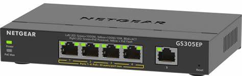NETGEAR Plus Switch 5-port 10/100/1000 GS305EP-100PES