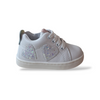 Scarpe Primi Passi Bambina Balducci Cita Soft Pelle Bianco Rosa Glitter Made in Italy