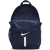 Zaino - NIKE - Academy BP Midnight Navy - Spallacci curvi, schienale imbottito, tasche multiple - 22 L - A 46 x L 30 x P 18 cm