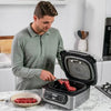 NINJA FOODI AG301EU - Grill da interno - Tecnologia Cyclonic Air - 5 modalità di cottura preprogrammate - Fino a 265 - 1760W
