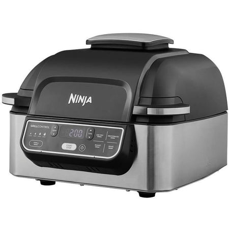 NINJA FOODI AG301EU - Grill da interno - Tecnologia Cyclonic Air - 5 modalità di cottura preprogrammate - Fino a 265 - 1760W