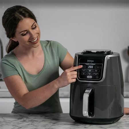 NINJA MAX AF160EU - Friggitrice senza olio - 6 modalità di cottura preimpostate - Cestello grande capacità 5,2L - 1750W