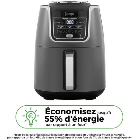NINJA MAX AF160EU - Friggitrice senza olio - 6 modalità di cottura preimpostate - Cestello grande capacità 5,2L - 1750W