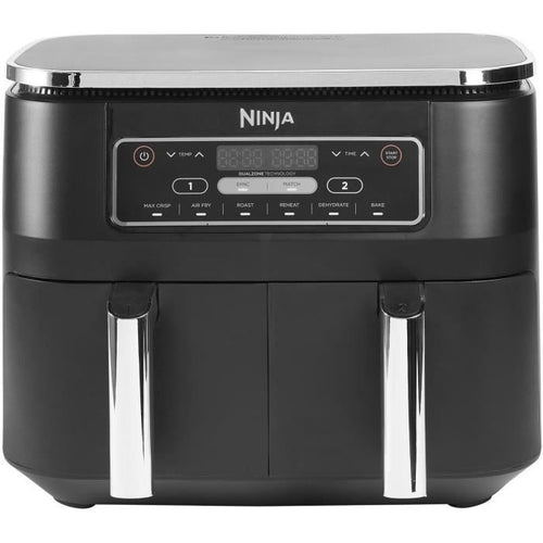 NINJA FOODI AF300EU - Friggitrice senza olio Dual Zone - Funzioni Sync, Match - 6 modalità di cottura - 7,6L - 2400W