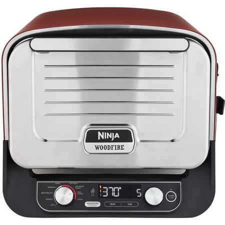 Forno elettrico per pizza 8 in 1 - NINJA - Fuoco a legna - OO101EU - Piastra Pro-heat - Pietra per pizza - 6 impostazioni
