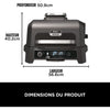 Barbecue elettrico e affumicatore con termometro - NINJA - Woodfire Pro XL - OG850EU - Barbecue da esterno e friggitrice ad aria