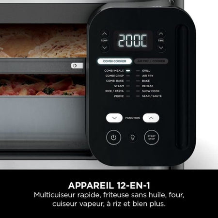 Multicooker combinato, forno e friggitrice senza olio - NINJA - SFP700EU - 12 in 1 - 1780 W - Grigio