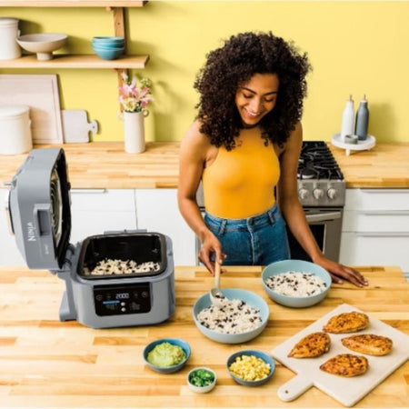 Friggitrice senza olio - Ninja Speedi - ON400EU - Pentola rapida 10 in 1, friggitrice ad aria, friggitrice ad aria, multicooker - 5,7 litri