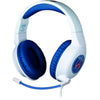 Cuffie da gioco cablate - KONIX - PC, PS4, PS5, Switch, Xbox - Microfono 45 - Cavo 1,5 m - Bianco e blu