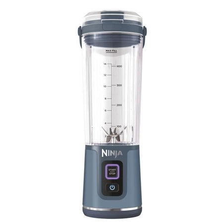 Frullatore portatile Ninja Blast - BC150EUNV - Ciotola da 530 ml - Durata della batteria 2 ore - Senza fili - Senza BPA - Blu denim