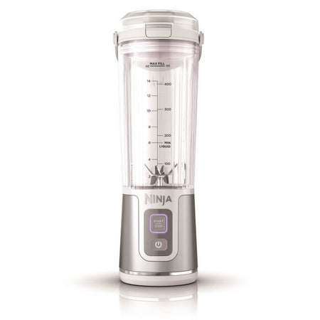 Frullatore portatile Ninja Blast - BC150EUWH - Ciotola da 530 ml - Durata della batteria 2 ore - Senza fili - Senza BPA - Bianco