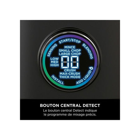 Frullatore Ninja Detect Power Blender Pro 1200W - 2 in 1 - 2L - 15 modalità - 10 velocità - Nero