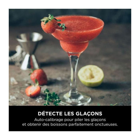 Frullatore professionale NINJA Detect Power TB201EU - Brocca da 2 litri - 1200 W - Nero e argento - 15 modalità - TB201EU