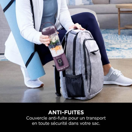 Frullatore portatile Ninja Blast - BC150EUPR - Ciotola da 530 ml - Durata della batteria 2 ore - Senza fili - Senza BPA - Viola