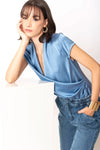 NO-NA' | Blusa scollo gronda incrociato