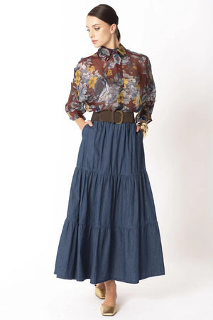 NO-NA' | Camicia fantasia fiori