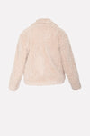 NO-NA' | Cappotto corto in tessuto teddy con tasche