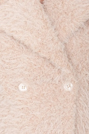 NO-NA' | Cappotto corto in tessuto teddy con tasche