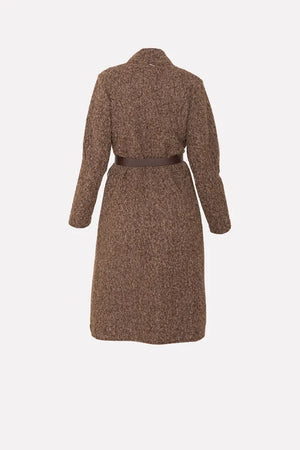 NO-NA' | Cappotto tre quarti con cintura