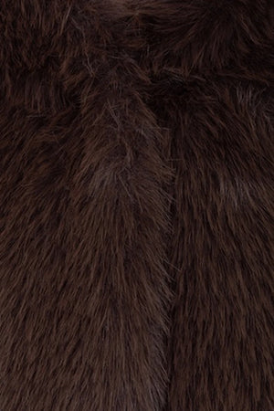 NO-NA' | Pelliccia ecologica con cappuccio