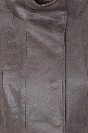 NO-NA' | Giacca in ecopelle con automatici