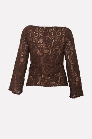 NO-NA' | Maglia in pizzo con spille