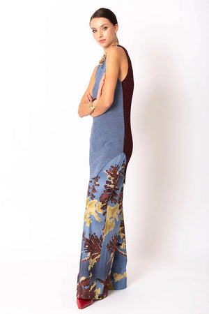NO-NA' | Top lurex bicolore a costine