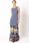 NO-NA' | Top lurex bicolore a costine