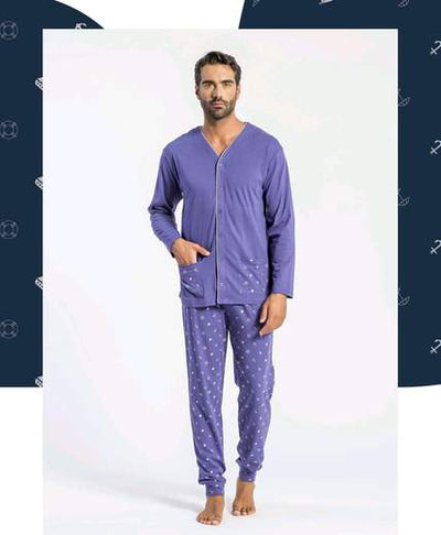 Pigiama Uomo Primavera/Estate Papalina Linea Mare Jersey
