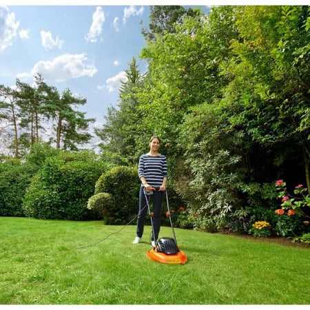 Recortadora de aire eléctrica con cojín de aire BLACK & DECKER 30cm - 1200 W - 6 cuchillas - BEMWH551-QS