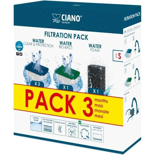 CIANO pack 3 mesi cartucce filtranti taglia S