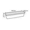 Nozioni di base ELHO Balconniere Green 40 - Esterno e balcone - L 16,5 x P 39 x H 13,7 cm - Soggiorno nero