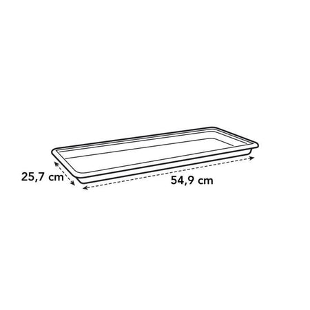 Sottovaso ELHO Green Basics 60 - Black living - Outdoor - XXL -  54,9 x H 4.6 cm