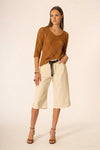 Maglia donna crochet scollo a V | NO-NA'
