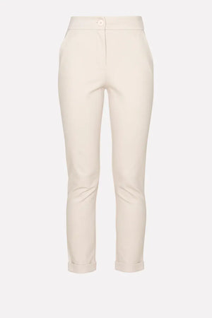NO-NA' | Pantalone dritto con risvolto