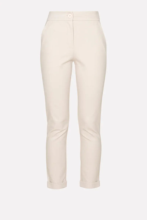 NO-NA' | Pantalone dritto con risvolto