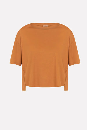 T-shirt scollo a barca con tagli | NO-NA'