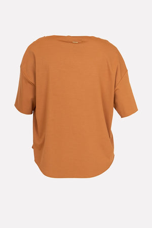 T-shirt scollo a barca con tagli | NO-NA'