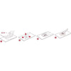 Impiallacciatura - NORDLINGER PRO - 0,25 mx 2,50 m - Non incollato - Mogano