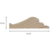 Cornice sagomata - NORDLINGER PRO - 80 x 60 cm - 42 x 14 mm - FSC 100%